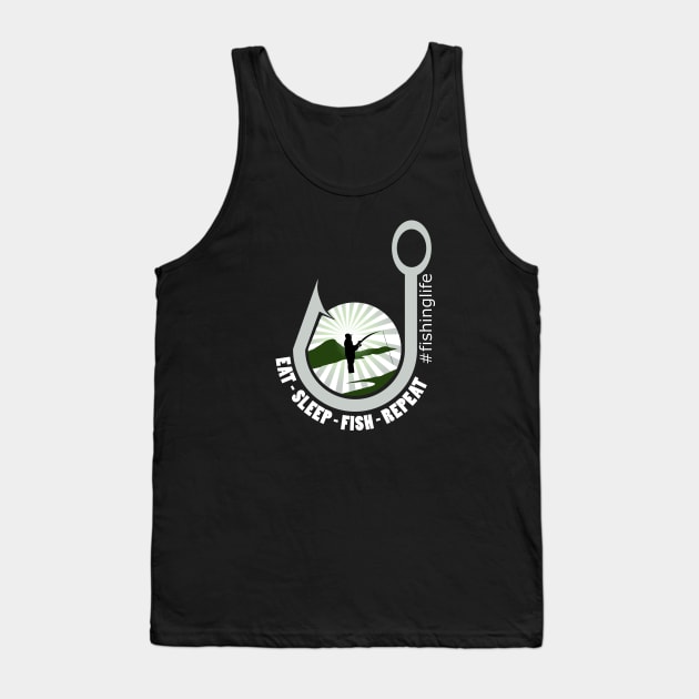 Fishing life Tank Top by haizuladri78